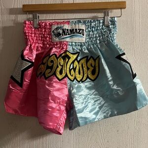 Muay Thai Shorts Men & Women High Grade MMA Gym Boxing Kickboxing Shorts Sz S